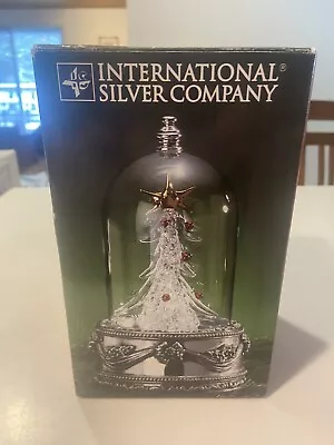 Musical Globe Illuminated Christmas Tree International Silver Co 7  X 4  NIB • $24.99