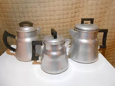 Lot Of (3) WEAR-EVER Coffee Pot Percolator's -3004-3008-5061 1/2-All Have Issues • $31.29