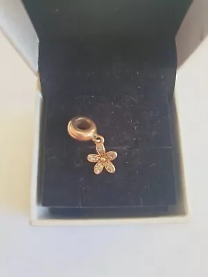 $49 • Buy Pandora Dazzling Daisy CZ Rose Gold Charm 781491CZ
