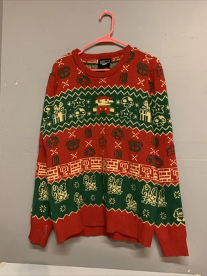 $30 • Buy Super Mario Bros Men's Sz XL Ugly  Xmas Christmas Holiday Sweater Nintendo