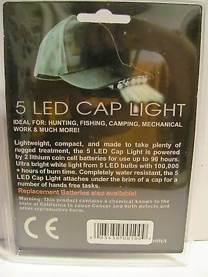 5 LED Cap Light • $5.88