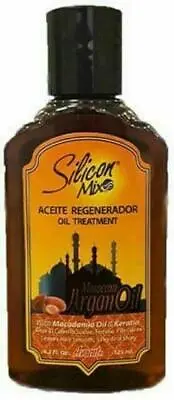 Silicon Mix Moroccan Argan Oil Treatment Regenerador 125ml 4.2 Oz • $11.45