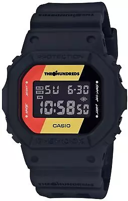 G-Shock Casio Watch Black THE HUNDREDS Collaboration Model DW-5600HDR-1JR Mens • $120.81