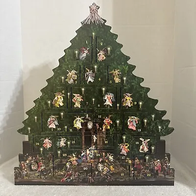 The Metropolitan Museum Of  Art Angel Tree Wooden Advent Calendar Beautiful Rare • $99.99