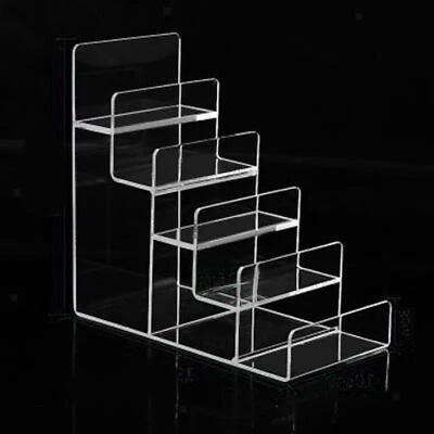 £14.02 • Buy Acrylic Riser Display Shelf Handbag Purse Glasses Cosmetic Display Stand 5 Tiers