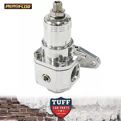 Aeroflow Polished Compact 800hp Carb & EFI Fuel Pressure Regulator 3-60PSI -6ORB • $195