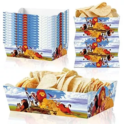 30pcs Lion King Paper Food Trays For Lion King Birthday Party Decorations Sup... • $23.96