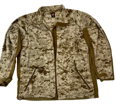 Used Good USMC Peckham Polartec Desert Digital Fleece Jacket *mocinc.1982* • $58.49