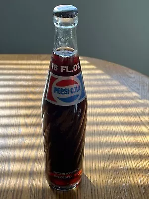 Vintage Pepsi Cola Full Pint 16oz Glass Bottle Unopened • $14.99