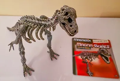 Mega Bloks Magna Bones T-Rex Dinosaur  Magnext Collectables • £13