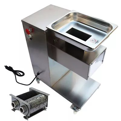 QE-5mm Automatic Meat Cutting Machine Cutter Slicer Dicing Processing Equipment • $1428.48