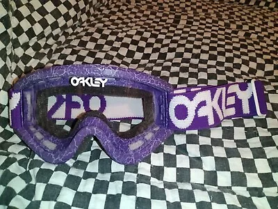 Vintage 80s Oakley Goggles  /face Guard Nos Mxama Motocross Helmet Visor  • $225