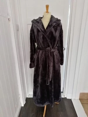 £12.99 • Buy Ladies M&S Rosie Autograph Soft Grey Dressing Gown Robe Size XS NWT