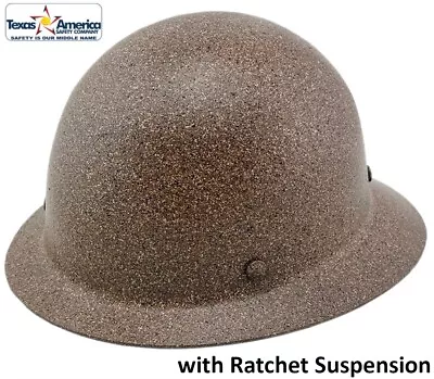 MSA Skullgard Full Brim Hard Hat With Ratchet Suspension - Light Granite • $142