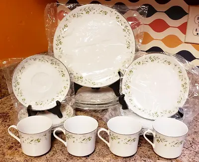 Never Used Still Wrapped MIKASA Fine China Dinnerware Rambling Service For 4 • $68.88