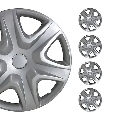 15  4x Wheel Covers Hubcaps For Mitsubishi Silver Gray • $64.99