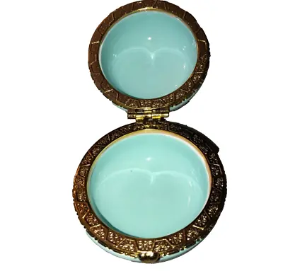 Robin Egg Blue Trinket Box • $15