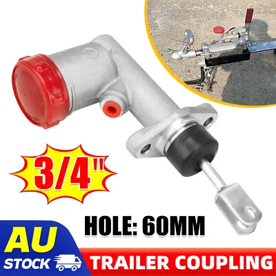 $22.28 • Buy 60MM Trailer Hydraulic Master Cylinder Coupling Hitch Fluid Pump Brake Bracket