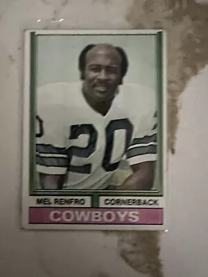 Mel Renfro Dallas Cowboys 1974 Topps #106 Hall Of Fame • $1.59