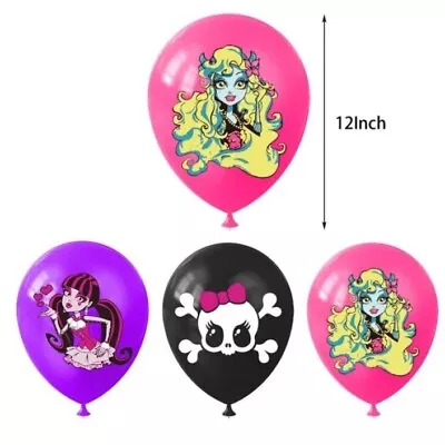 15pc MONSTER HIGH BALLOONS KIDS BIRTHDAY PARTY DECOR • $7.99