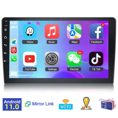 10.1  Android 11 Double Din Car DVD Player Radio Car Stereo Head Unit GPS 2+32GB • $62.24