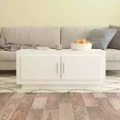 Coffee Table Storage Tables Shelf Entertainment Unit Engineered Wood VidaXL • $99.99