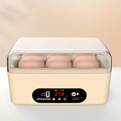 £31.12 • Buy 6 Eggs Incubator Automatic Intelligent Small Egg Hatcher Machine For Birds  