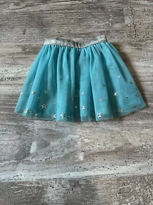 American Girl Blue Tulle Skirt With Silver Stars For 18  Doll • $6.99