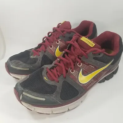 Nike Air Men's Livestrong Flywire Sneakers Running Shoes Red Gray Size 11.5 • $34.99