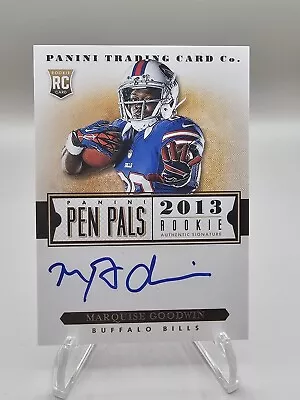 2013 RC MARQUISE GOODWIN Pen Pals Contenders Auto • $0.99