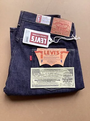 Levis Vintage Clothing LVC 1960 501z Xx Rigid Shrink To Fit Jeans.34waist 34leg. • £295