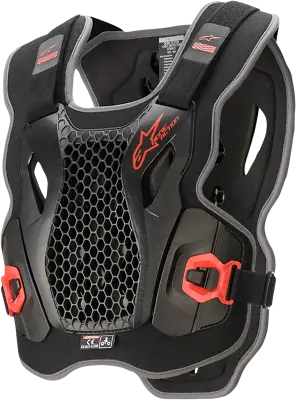 Alpinestars Bionic Action Black Red Unisex Offroad Riding Dirt Bike Roost Guard • $109.95