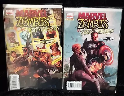 Marvel Zombies Vs Army Of Darkness #1-5 SIGNED Arthur Suydam B&B • $125