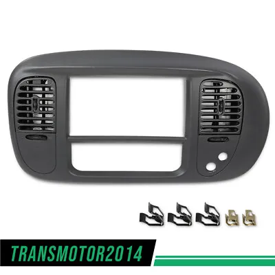 Gray Center Dash Radio Bezel Fit For 97-03 Ford F150 Expedition W/ Air Vent New • $28.85