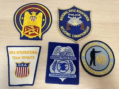 Vintage NRA Shooting Competition Embroidered Patches  • $15