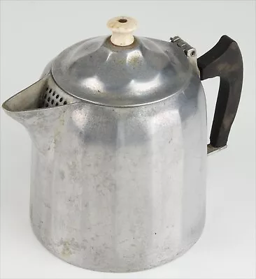 Vintage WAGNER 3 Quart Colonial Cast Aluminum Coffee Pot • $48.88