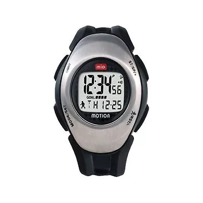 MIO Motion Heart Rate ECG Watch W/Built-in Pedometer Sport Watch 0037USBLK  • $53.53