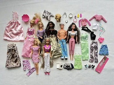 Barbie Doll And Clothes Bundle With Ken Dog And Clothes. Job Lot • £37.99