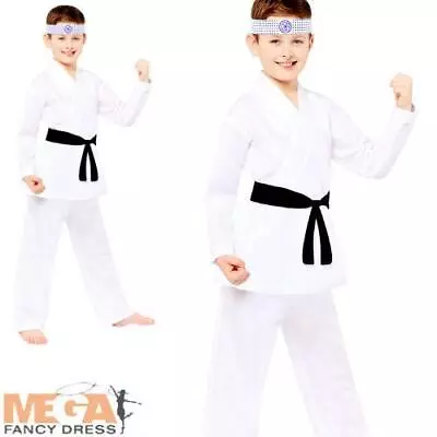 Miyagi Do Karate Costume Kids Martial Arts Fancy Dress Boys Children Jiu Jitsu  • £16.99