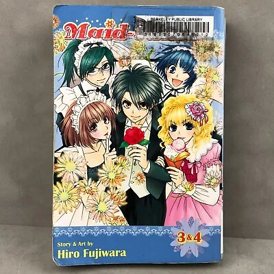 Shojo Beat Maid-sama! Vol 3-4 English Manga 2-in-1 Omnibus Ex-Library Rare OOP • $49.99