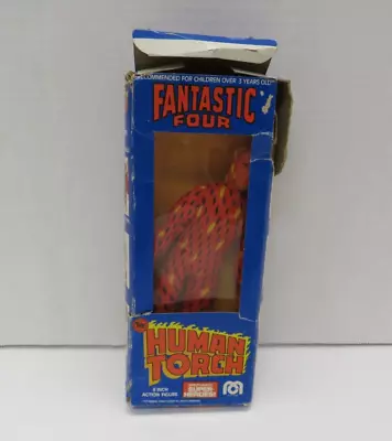 Human Torch 8  Action Figure 1975 MEGO MARVEL Vintage Original W Box • $269.99