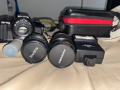 Minolta X-7A 35mm SLR Film Camera With 50 Mm Lens Kit • $150