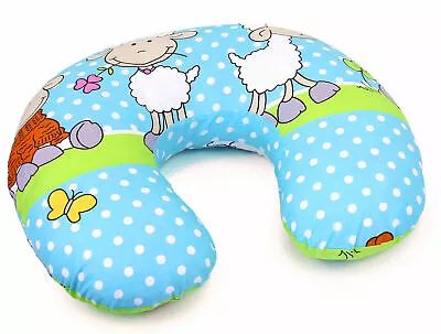 £9.99 • Buy COVER FEEDING PILLOW NURSING MATERNITY BABY BREASTFEEDING COTTON Sheep Turquoise