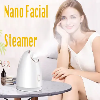 Nano Facial Steamer For Woman Home Use Facial Sauna Spa Moisturising Cleansing • £23.89