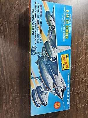 Vtg US Air Force B-58 Hustler Jet Bomber Strategic Air Command Lindberg Model • $20