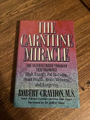 The Carnitine Miracle • $7.50