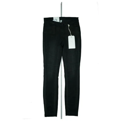 £63.74 • Buy Mac Dream Skinny Biker Ladies Stretch Jeans Trousers Slim Gr.34 W27 L30 Black