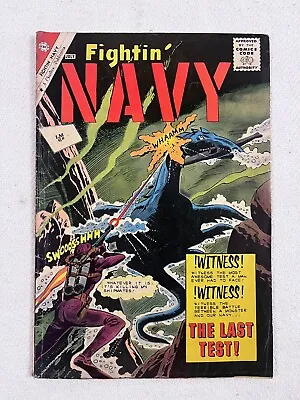 Silver Age Charlton Comic - Fightin’ Navy #99 - 1961 - Monster! - 4.5 • £0.99