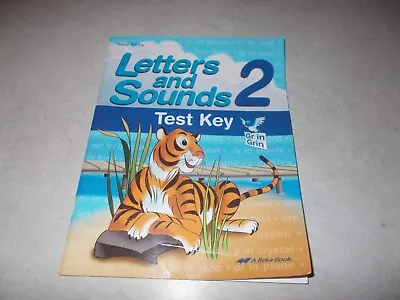 Abeka A Beka Book Letters And Sounds Grade 2 Teacher Test Key • $6