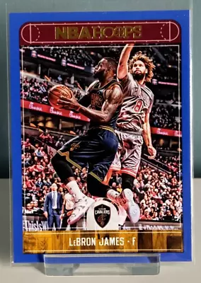 2017-18 Panini Hoops LeBron James Blue SP #25 Cavaliers • £3